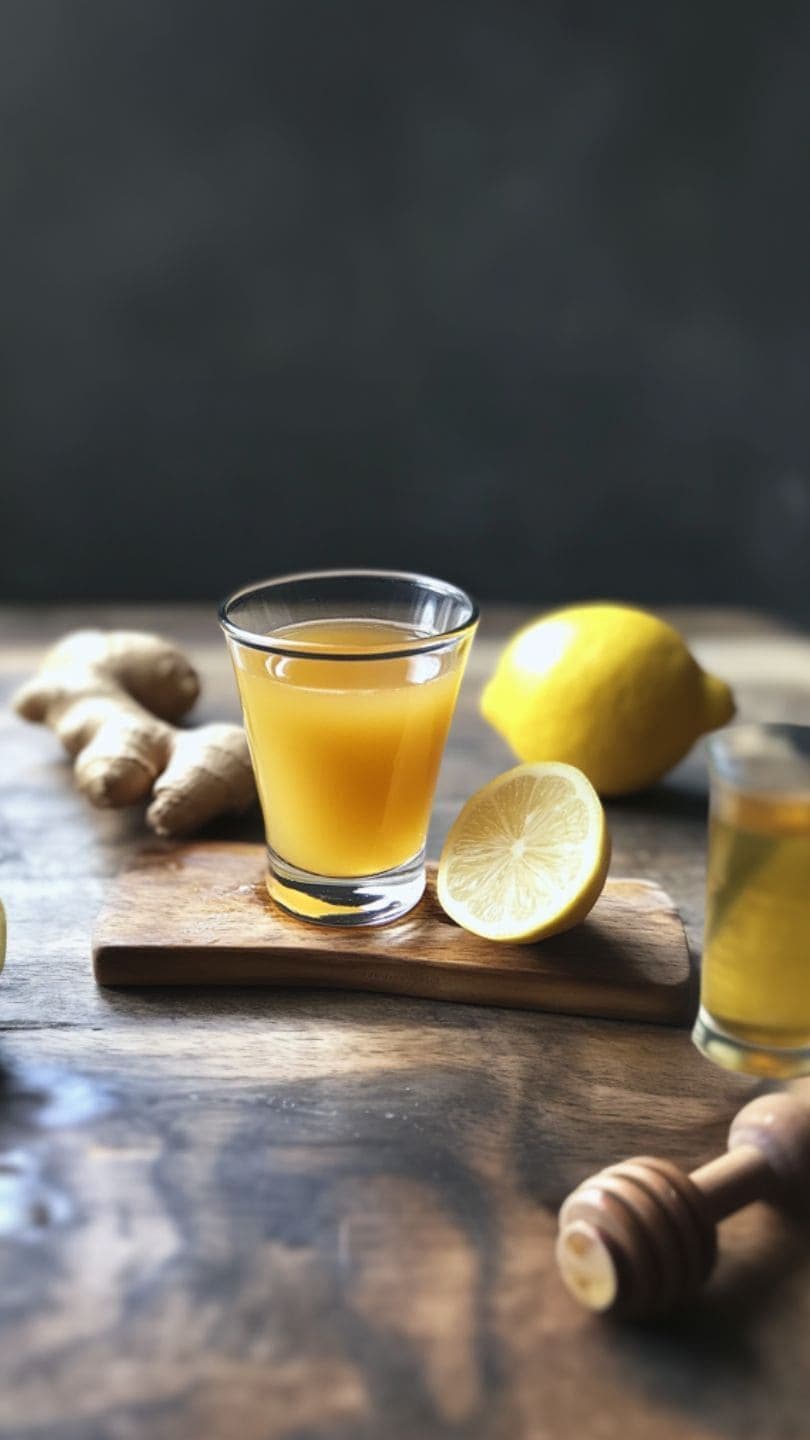 Ginger Lemon Honey Shot